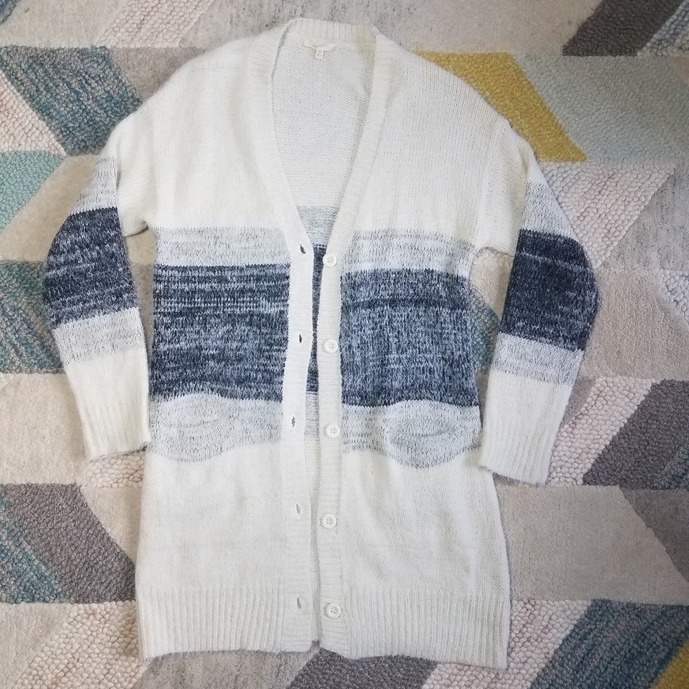 Mystree Chunky Sweater Cardigan Duster SMALL